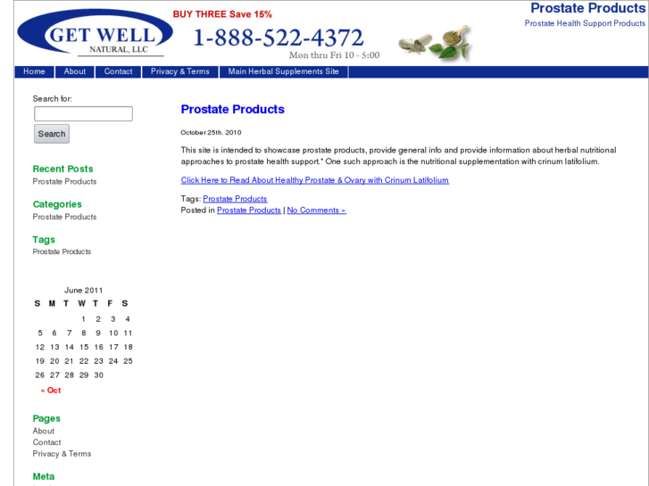 www.prostate-products.com