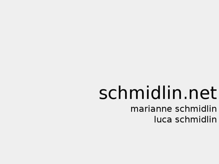www.schmidlin.net