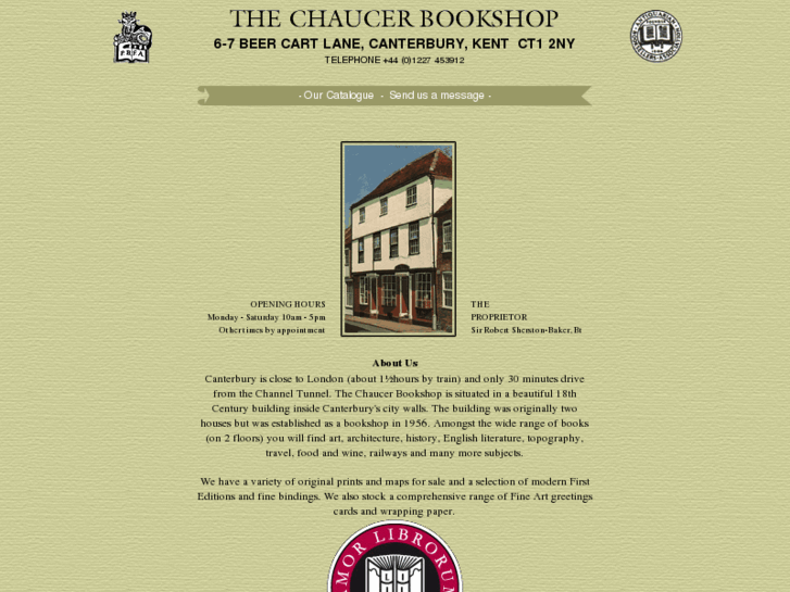 www.chaucer-bookshop.co.uk