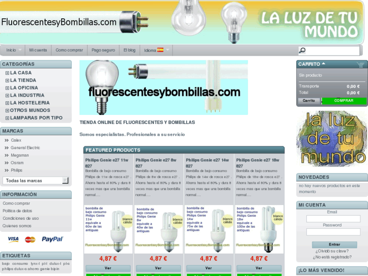 www.fluorescentesybombillas.com