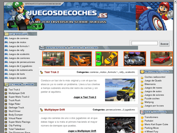 www.juegosdecoches.es