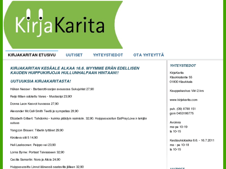 www.kirjakarita.com