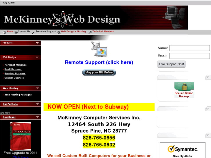 www.mckinneyswebdesign.com