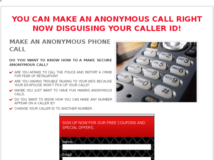 www.anonymouscall.net