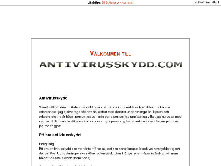 www.antivirusskydd.com