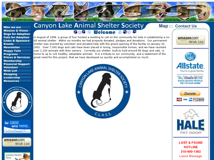 www.canyonlakeanimalshelter.org