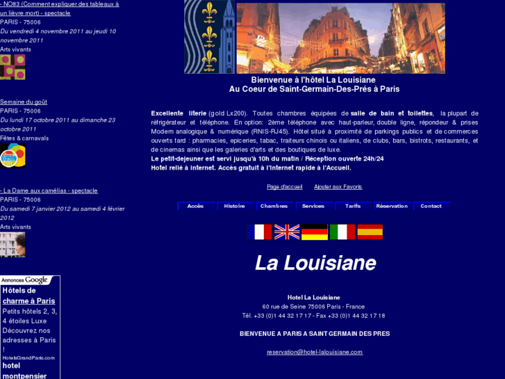 www.louisiane-hotel.com