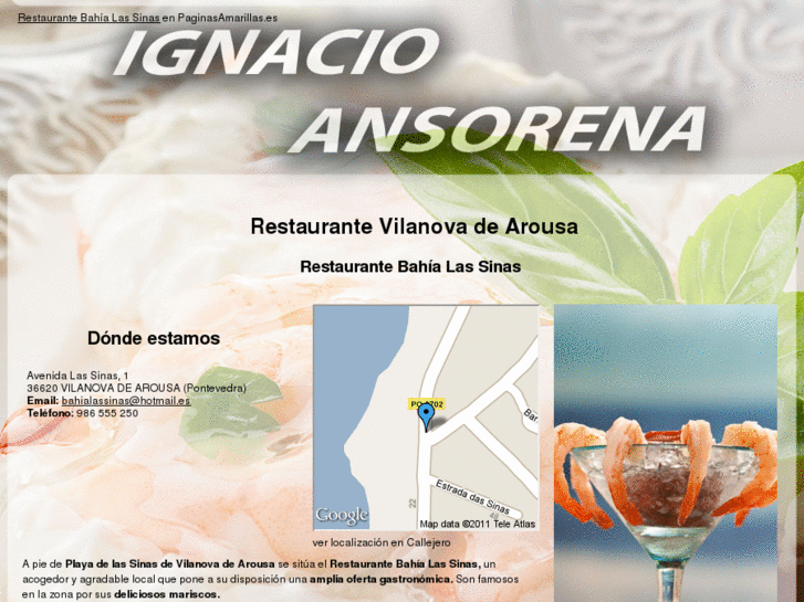 www.restaurantebahialassinas.com