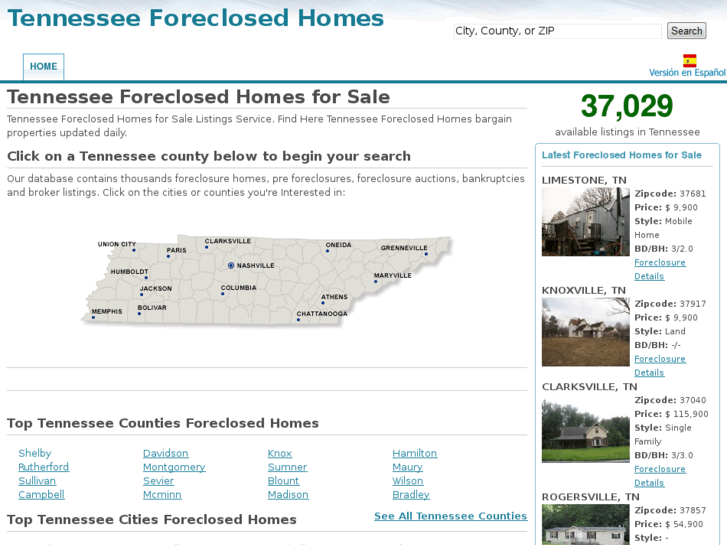 www.tennesseeforeclosedhomes.net