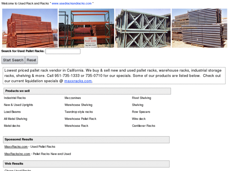 www.usedrackandracks.com