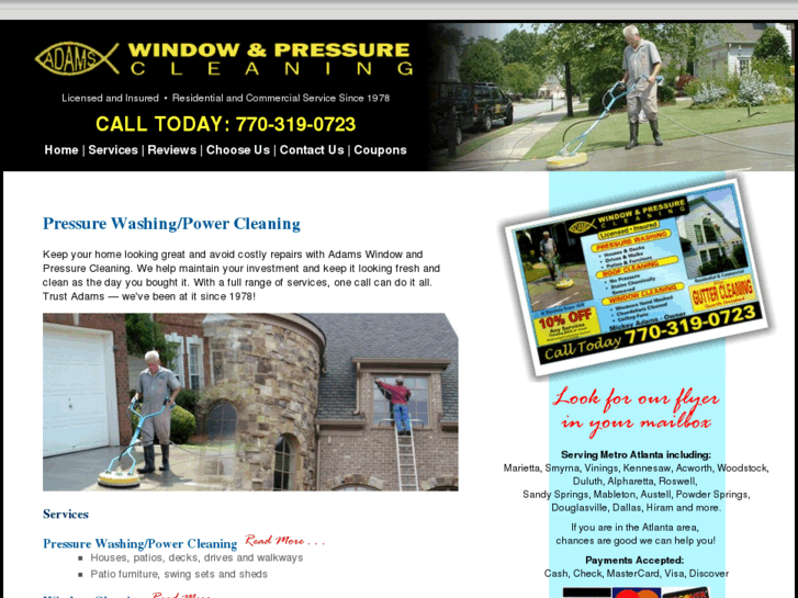 www.adamswindowandpressurecleaning.com