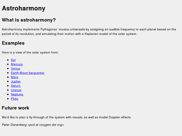 www.astroharmony.org