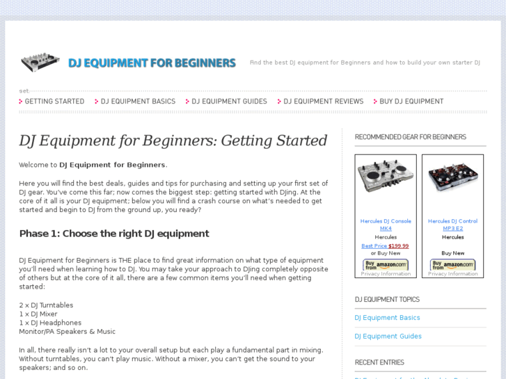 www.djequipmentforbeginners.com