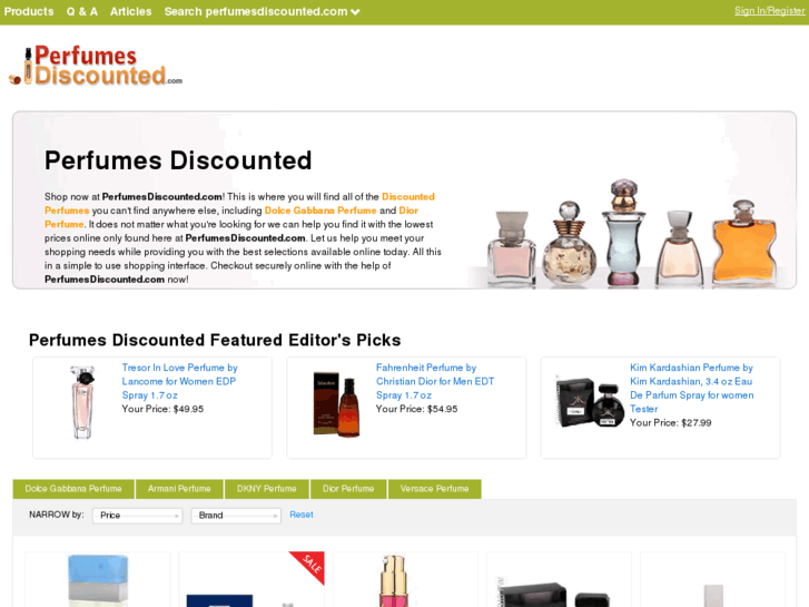 www.perfumesdiscounted.com