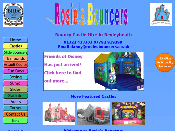 www.rosiesbouncers.co.uk