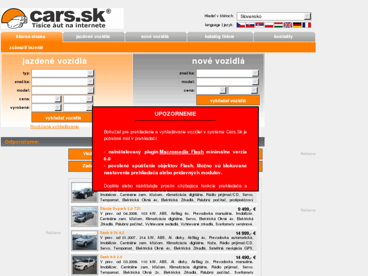 www.cars.sk