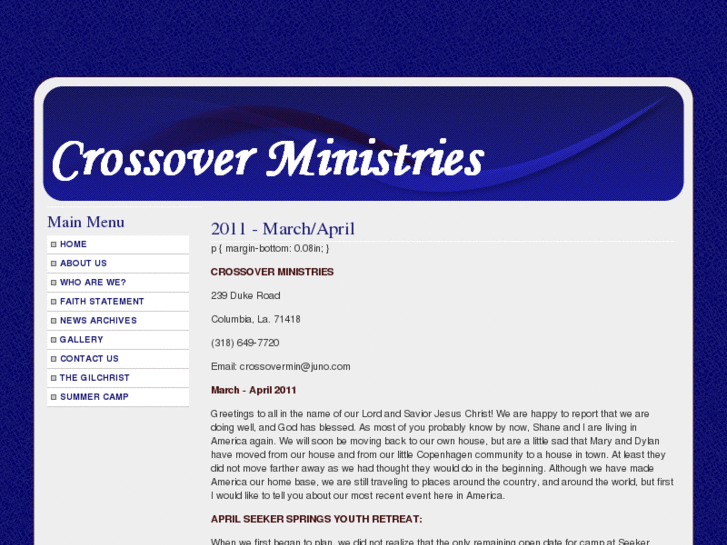 www.crossovermin.com