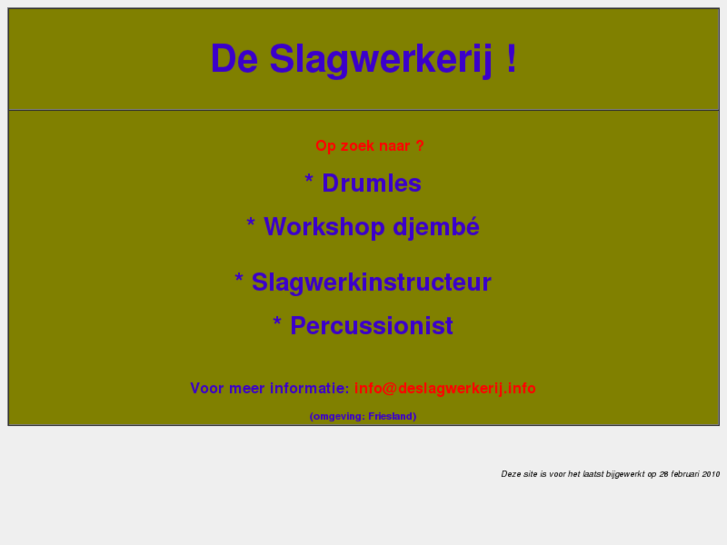 www.deslagwerkerij.info