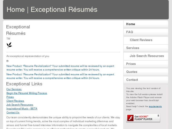 www.exceptionalresumes.com