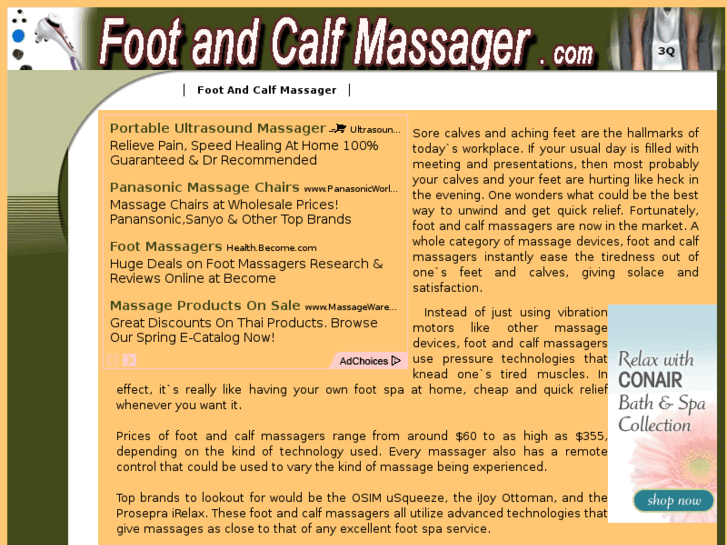 www.footandcalfmassager.com