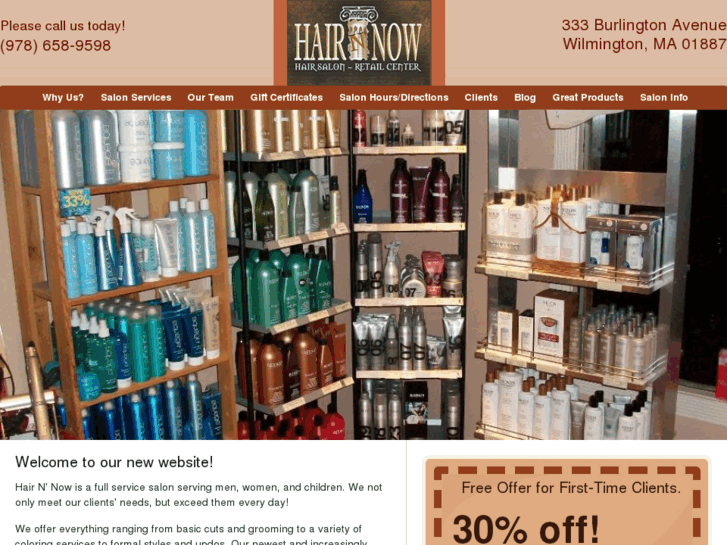 www.hair-n-now-salon.com