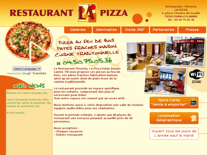 www.lapizzaevian.com