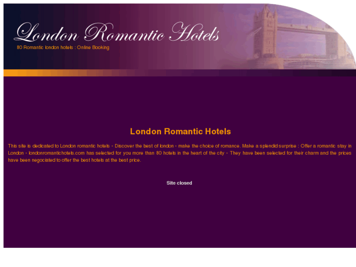 www.londonromantichotels.com