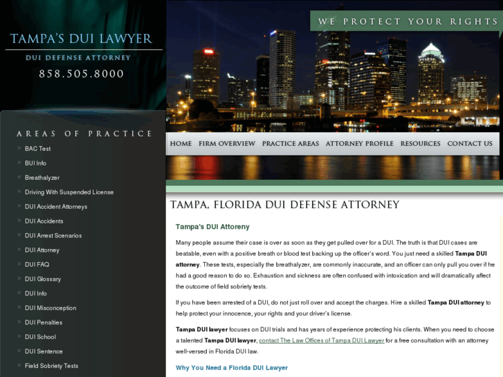 www.tampasduilawyer.com