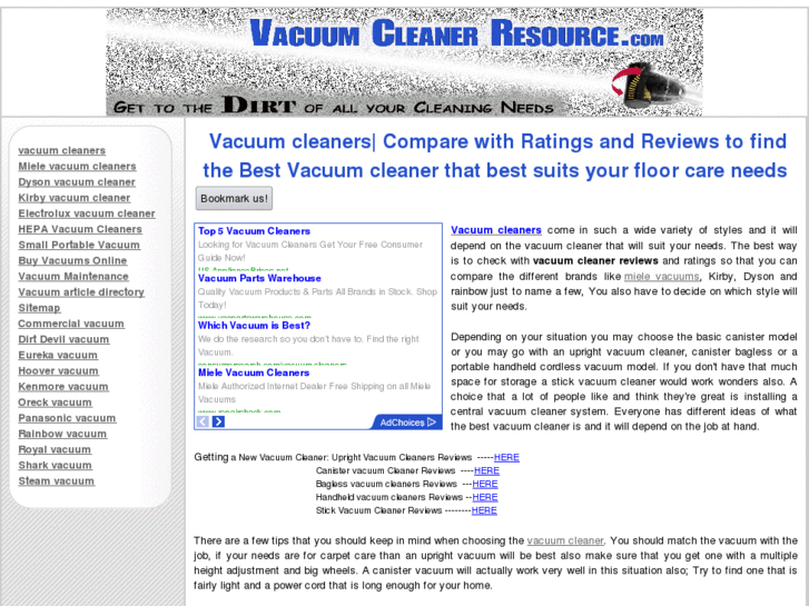 www.vacuumcleanerresource.com