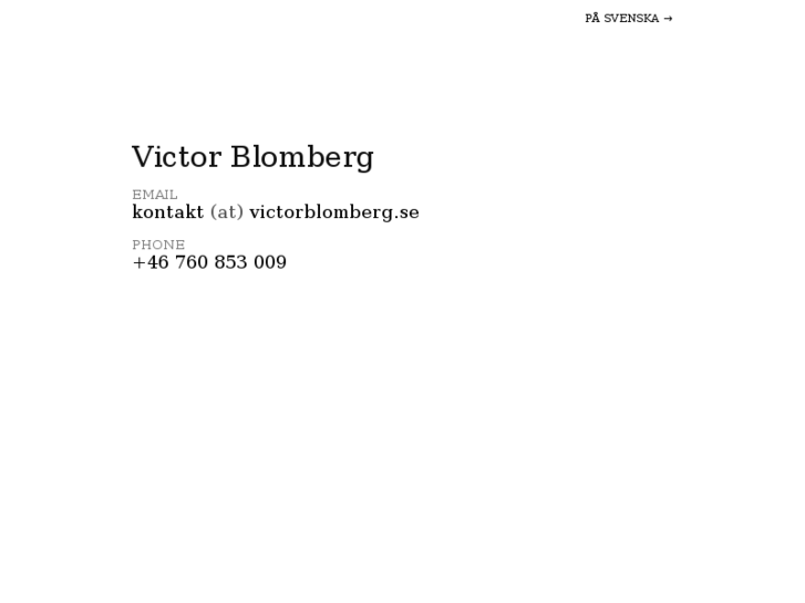 www.victorblomberg.net