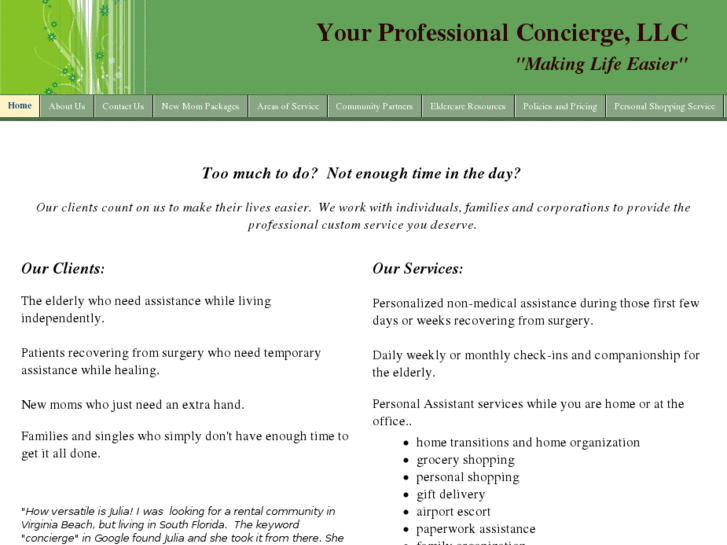 www.yourprofessionalconcierge.com