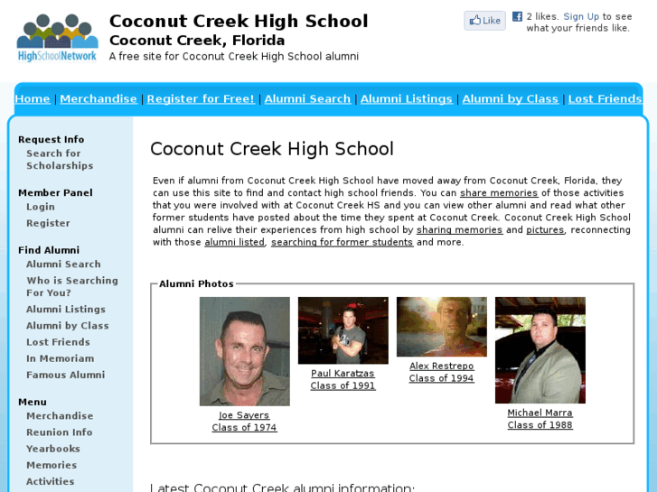 www.coconutcreekhighschoolalumni.com