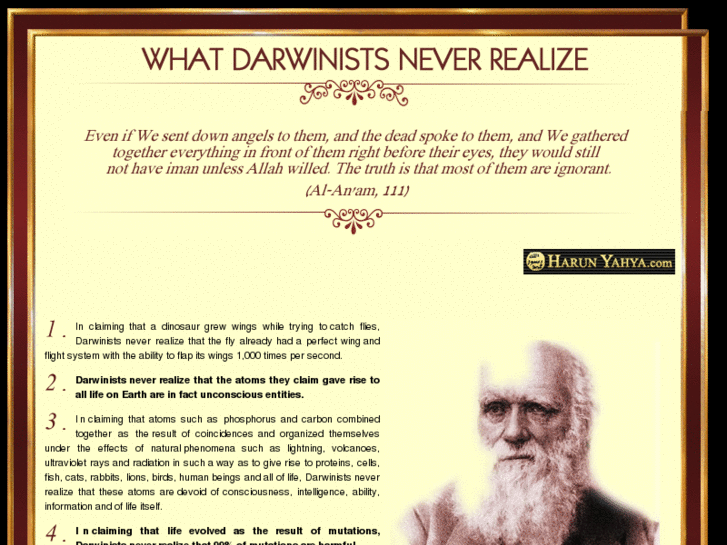 www.darwinistsneverrealize.com