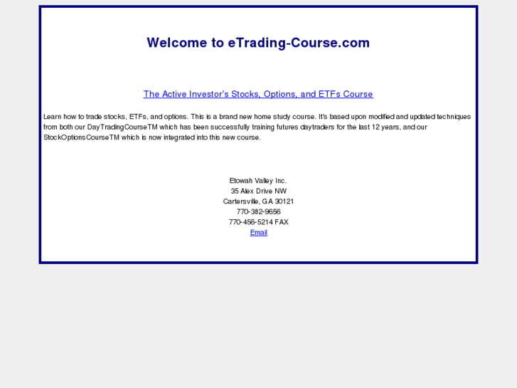 www.etrading-course.com