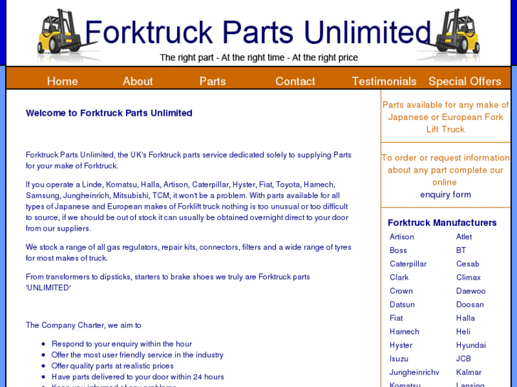 www.forktruckpartsunlimited.com