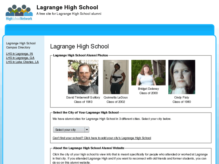 www.lagrangehighschoolalumni.com