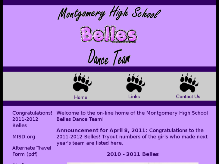 www.montgomeryhighschoolbellesdanceteam.com