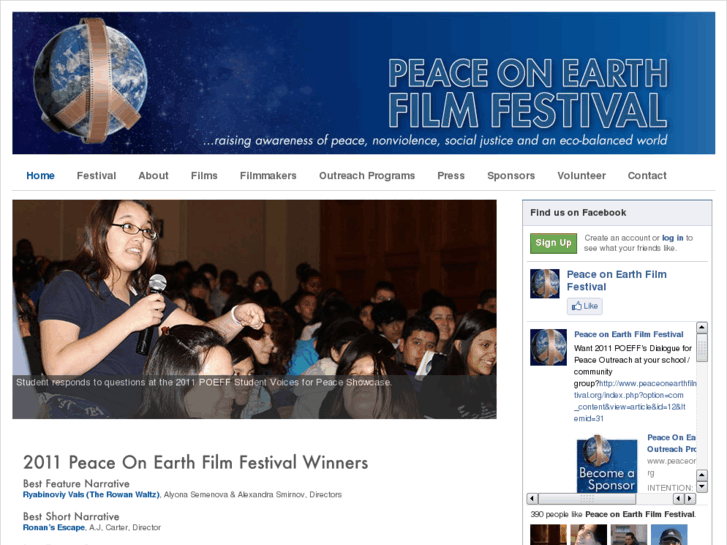 www.peaceonearthfilmfestival.org