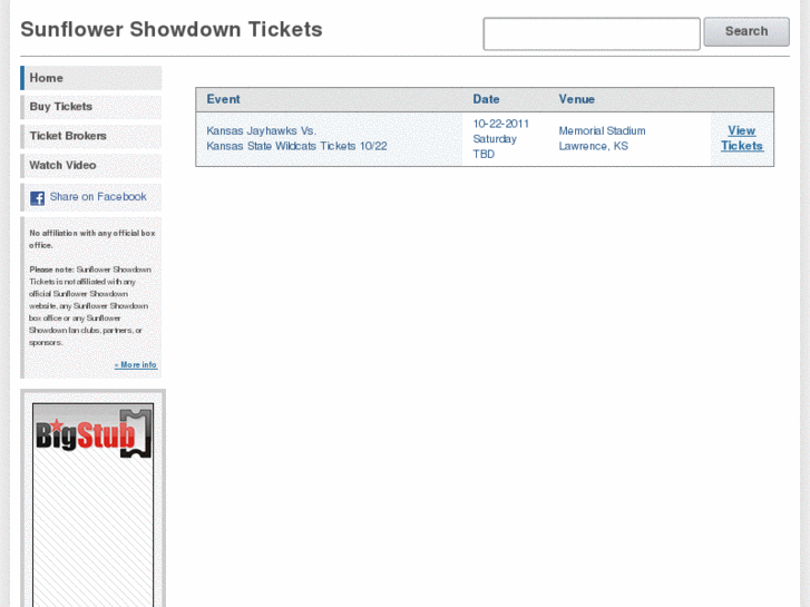 www.sunflowershowdowntickets.com