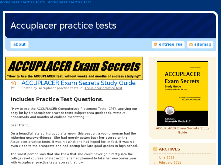 www.accuplacerpracticetests.com