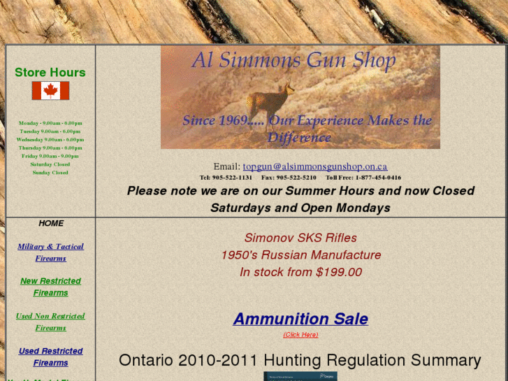 www.alsimmonsgunshop.on.ca