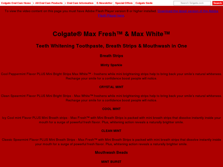 www.colgatemaxclean.com