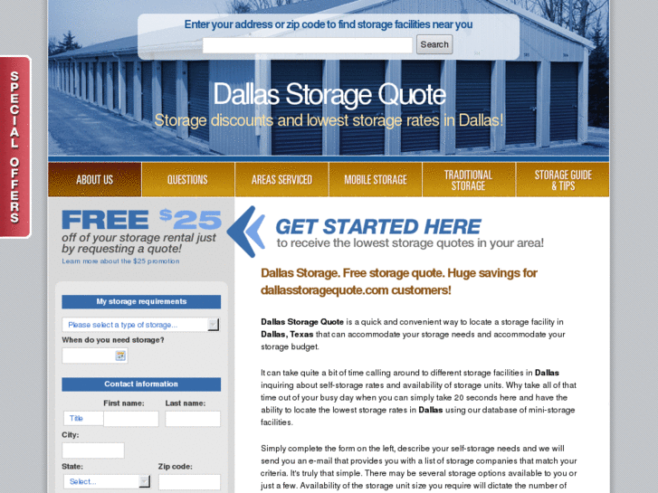 www.dallasstoragequote.com