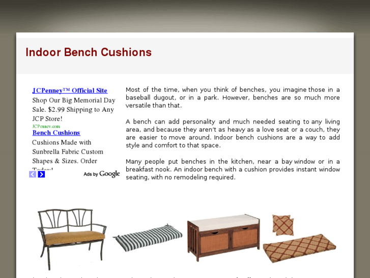 www.indoorbenchcushions.com