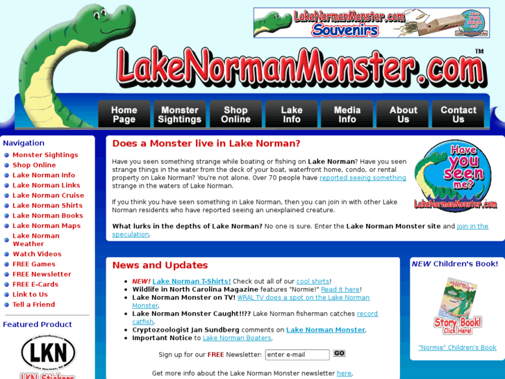 www.lakenormanmonster.com