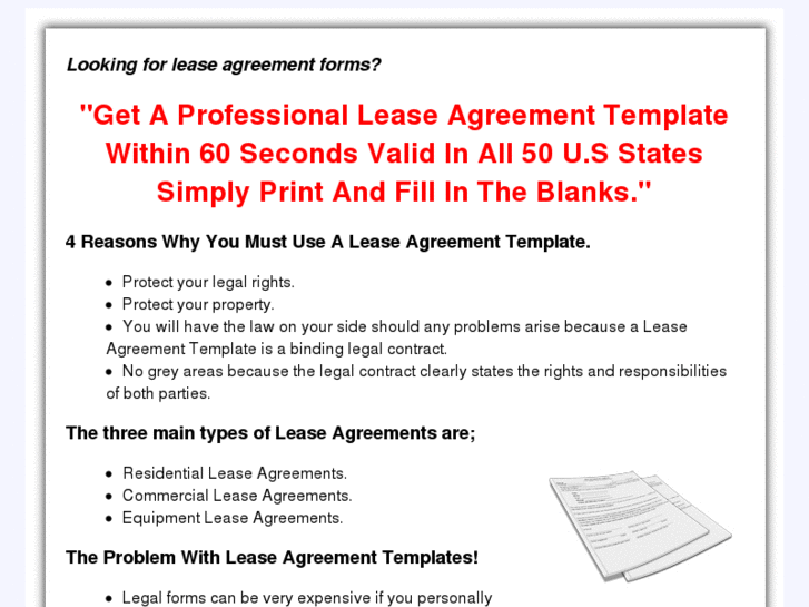 www.leaseagreementtemplate.org