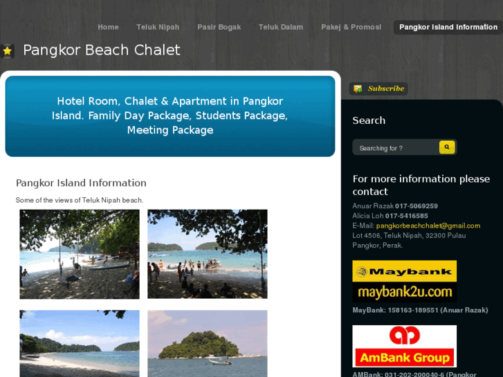 www.pangkorbeachchalet.com