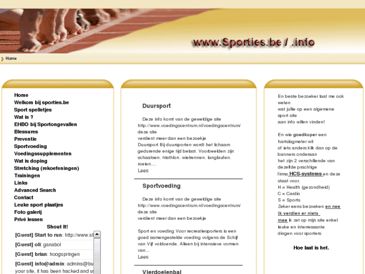 www.sporties.info