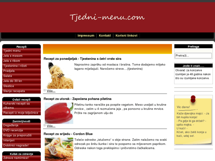 www.tjedni-menu.com