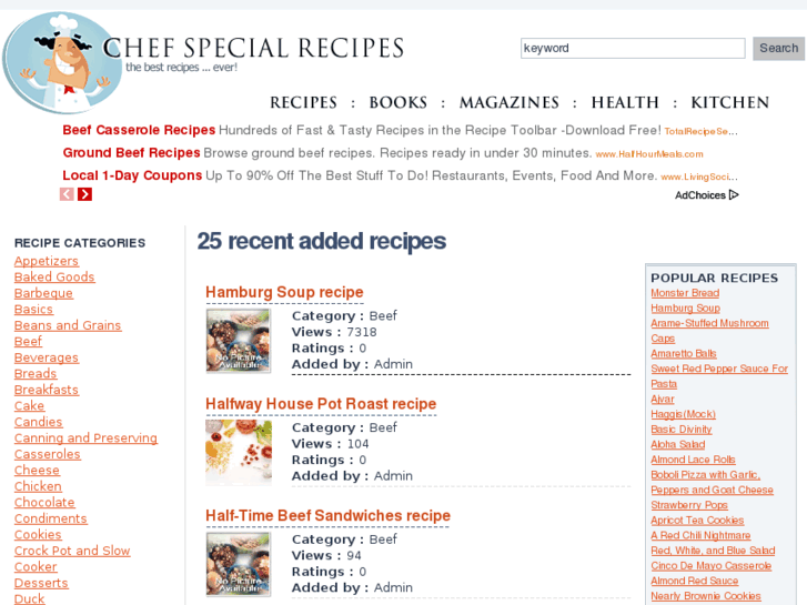 www.chefspecialrecipes.com